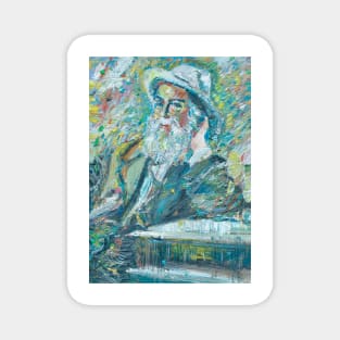 WALT WHITMAN oil portrait Magnet