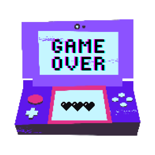 Game Over Glitch Pixel by AKawaiiPastels