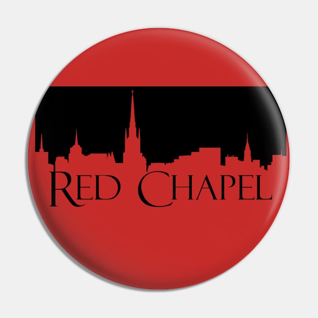 Red Chapel (Black silhouette) Pin by Dave