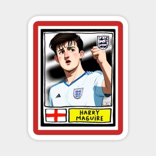 Harry Maguire Cartoon Card Magnet