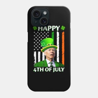 Merry 4th of Patricks Day Funny Joe Biden Phone Case