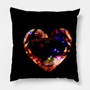 Crystal Heart Pillow