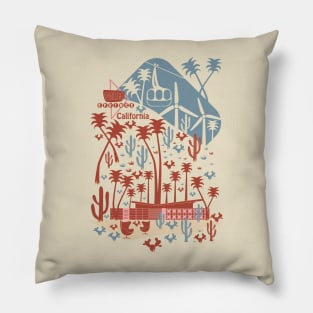 Palm Springs California Pillow