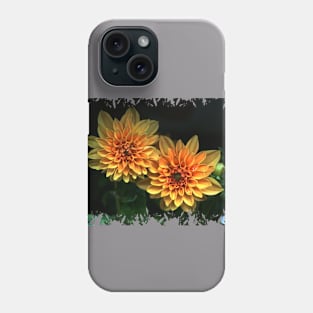 Orange Dahlia Phone Case