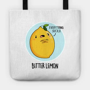 Bitter Lemon Fruit Food Pun Tote