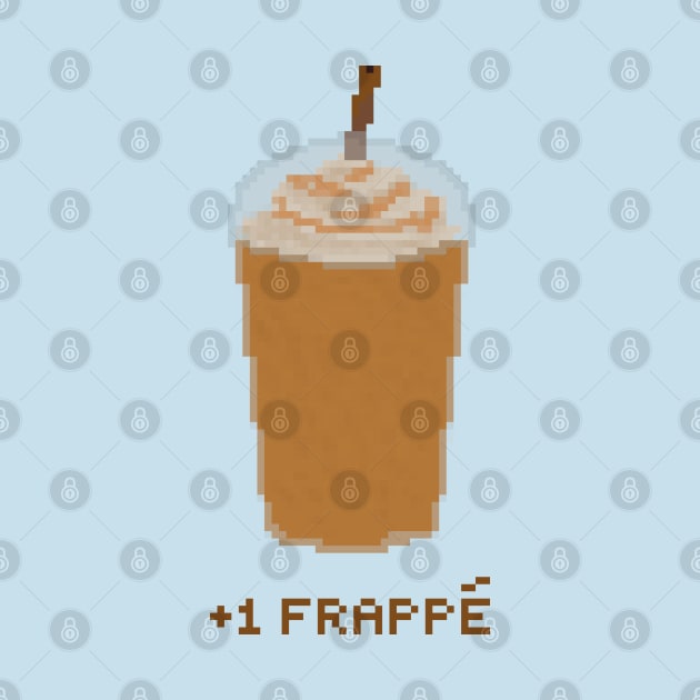 +1 Frappe coffee pixel art by toffany's