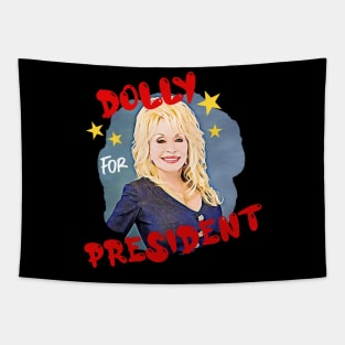 Dolly for President Tapestry
