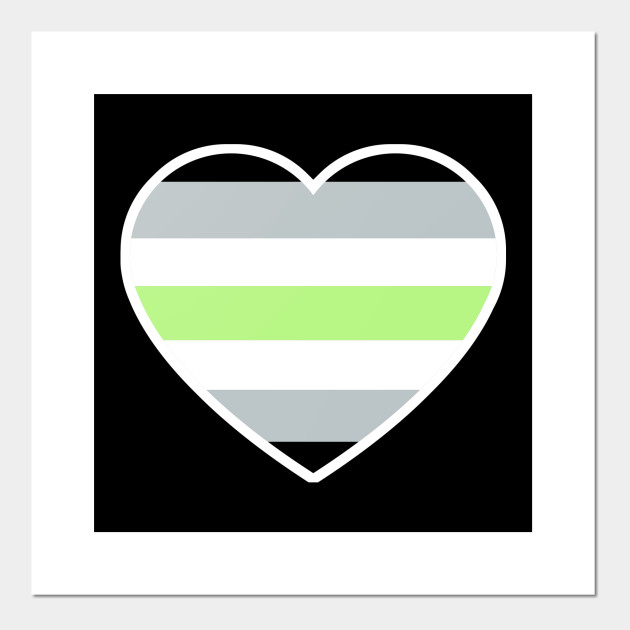 Agender Heart Flag Agender Posters And Art Prints Teepublic