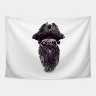 Capt. Blackbone the pugrate Tapestry