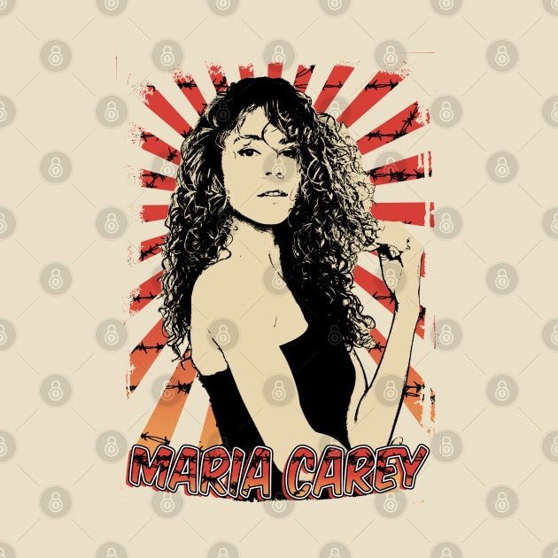 Mariah Carey 80s  Retro Vintage Aesthetic by Ihkwan Art