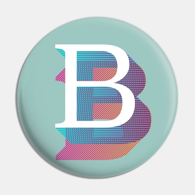 Letter B Pin by MplusC