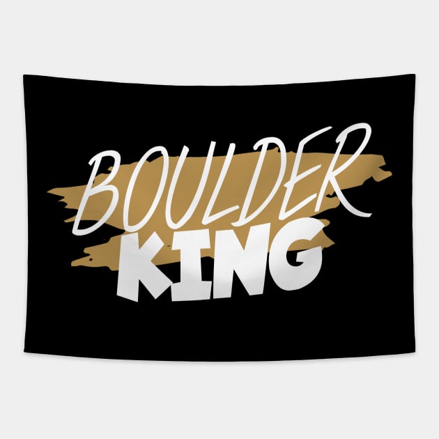 Boulder king Tapestry by maxcode