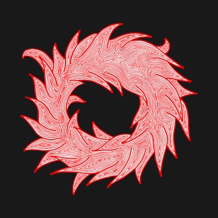 Wreath (red and white) T-Shirt