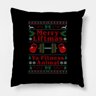 Liftmas / Ugly Sweater Pillow