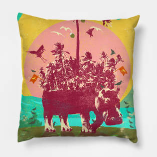 HIPPO ISLAND Pillow