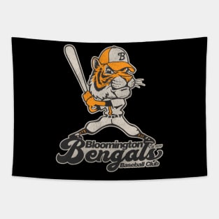 Bloomington Bengals Baseball Team Tapestry