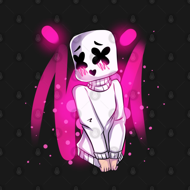 Discover Marshmello Girl / cute music art - Marshmello - T-Shirt