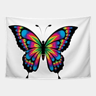 🦋 Beautiful Fairy Tale Fantasy Land Prismatic Butterfly Tapestry