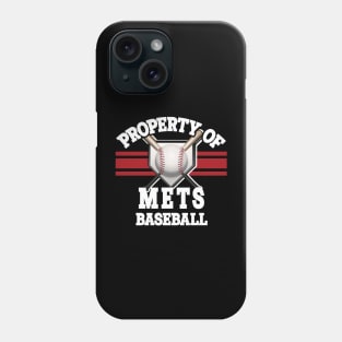 Proud Name Mets Graphic Property Vintage Baseball Phone Case