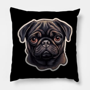 Cute Pug Dog - Dogs Pug Pillow