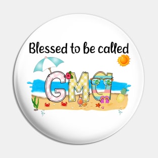 Blessed To Be Called Gma Summer Beach Happy Mother's Pin