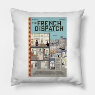 Wes Anderson the French Dispatch Pillow