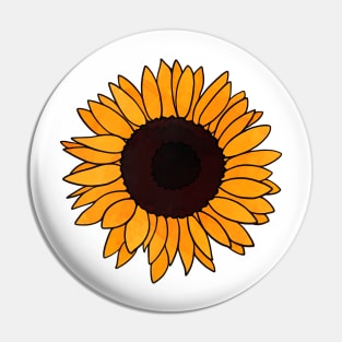 Garden Sunflower Pin