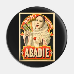 Retro poster - pub - vintage - Abadie - Cigarette paper Pin