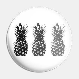 Three pineapples. Pin