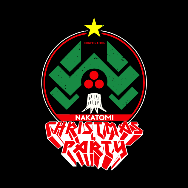 nakatomi christmas party vintage by alexandraronee