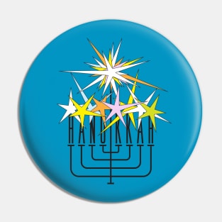 Hanukkah Lights Pin