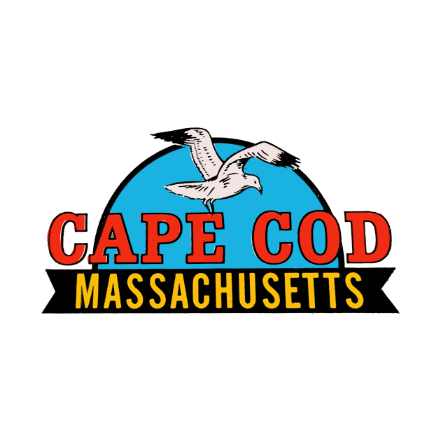 Cape Cod Vintage Style Decal by zsonn