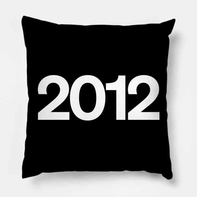 2012 Pillow by Monographis