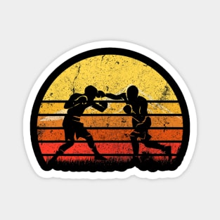 Retro Vintage Boxing Player Magnet