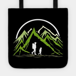 Hiking in the Mountains - Father and Son Tote