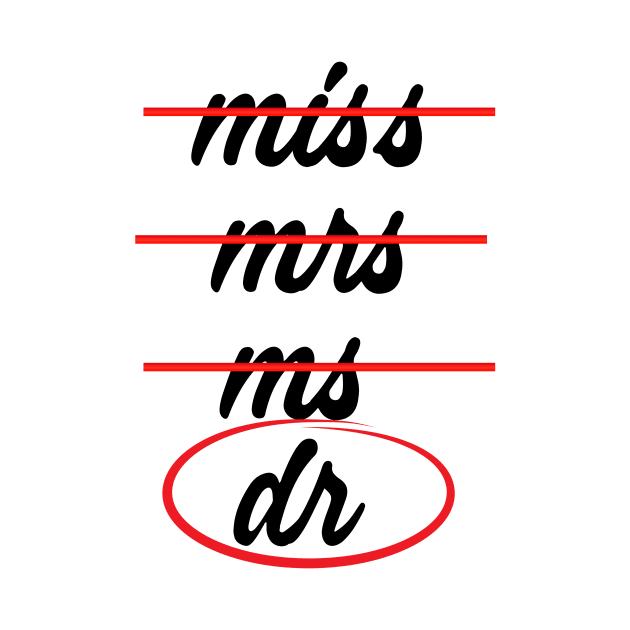 Miss Mrs Ms Dr Checklist by nextneveldesign