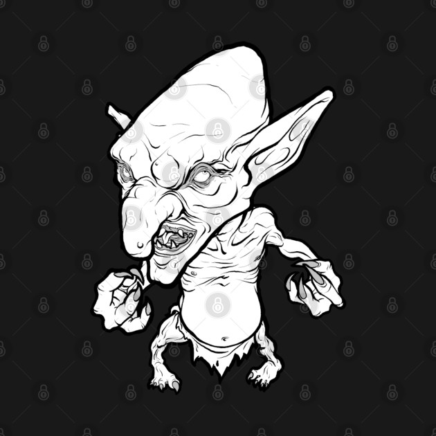 I Make Monsters Dragonbones Logo w/ Goblin on Back by dragonbones