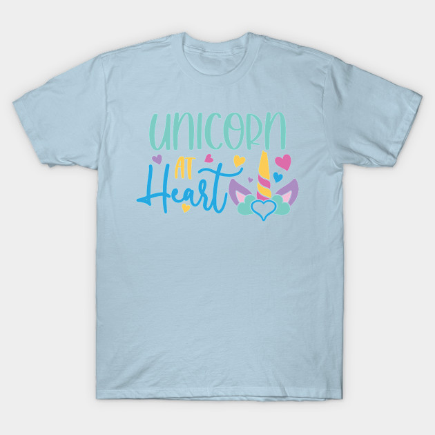 Discover unicorn at heart - Unicorn At Heart - T-Shirt