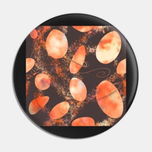 Blazeteroids - fiery asteroids Pin