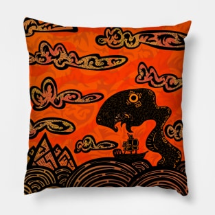 Attack of Sea Monster Pillow