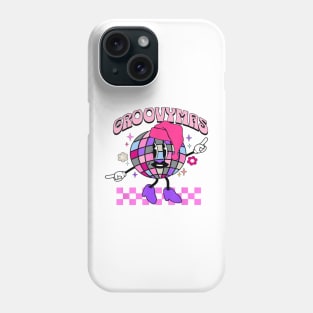 Groovy And Bright Disco Christmas Ball Santa Hat Xmas Phone Case