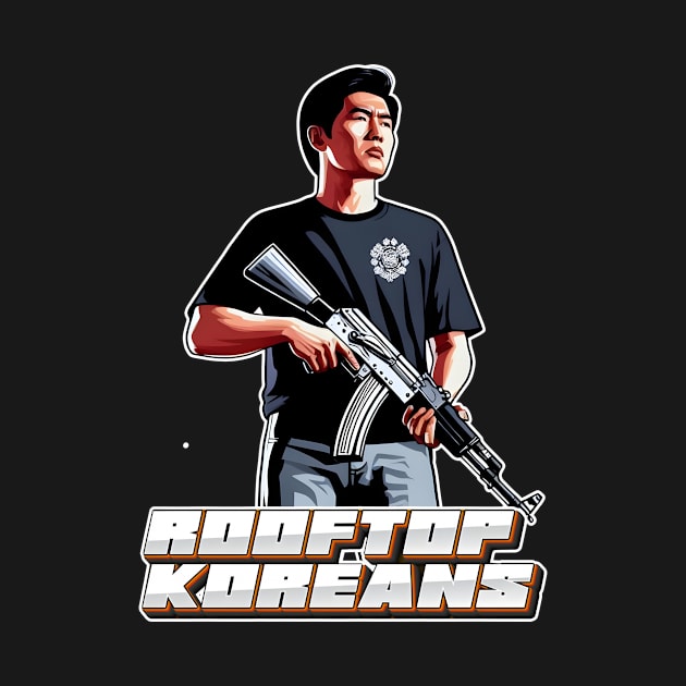 Rooftop Koreans by Rawlifegraphic