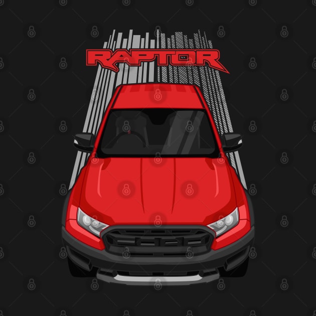 Ford Ranger Raptor 2019-2020 - Red by V8social