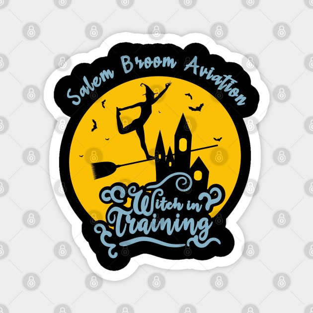 Witch in Training Magnet by FlyingWhale369