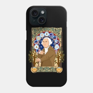 Under a Vine and Fig Tree (Large Design) Phone Case