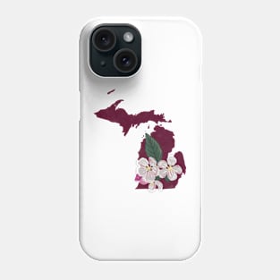 Michigan Apple Blossom Phone Case