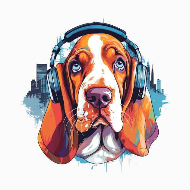 Basset Hound Animal World Pet Dog Loving Fun by Cubebox