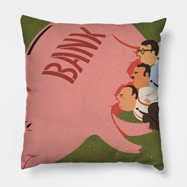 Pig Alt Pillow by John Holcroft