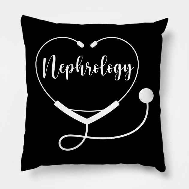 Nephrology, Doctor with Heart Pillow by Islanr