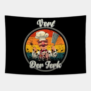 vert der ferk - Vintage Sunset Tapestry